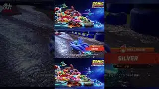 NEW SILVER AND BLAZE DIALOGUE IN CROSSWORLDS! #sonicracingcrossworlds  #shorts #gamescom2025