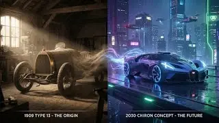 Эволюция Bugatti 1909&ndash;2030 | От классических икон до гиперкаров будущего