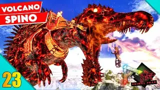 I TAMED FIRE KING VOLCANIC SPINO FOR FIRST TIME : ARK Primal Fear Plus : ARK Survival Evolved : #23