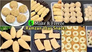 6 Make and Freeze Chicken Snacks | Ramzan Special Iftar Recipes | Ramadan Preparation 2026