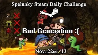 Spelunky Steam Daily Challenge - November 22nd, 2013