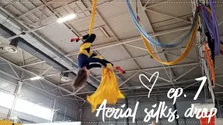 Aerial silks ܟ обрыв с раскруткой, ep.7 | my aerial diary. воздушные полотна