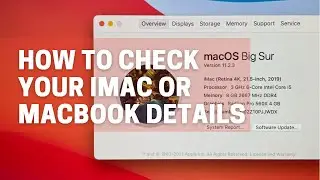 How to check iMac specifications | how to check MacBook specification