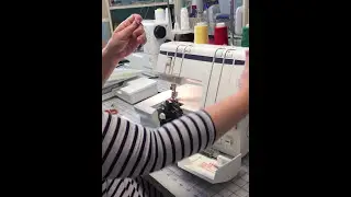 How to Thread a Husqvarna Viking Huskylock 905 910 Serger