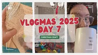 📖Vlogmas Day 7📖 Christmas Craft: Book Page Christmas Tree with Reading Part 1 📖Spenelli Speaks 