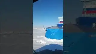 😱 Susto na Sib&eacute;ria: Quebra-Gelo Nuclear vs. Barraca! #Siberia #Arktika #QuebraGelo #Russia