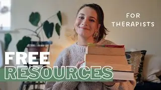 FREE RESOURCES for THERAPISTS || resources for sessions, CPD and past talks