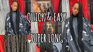Jumbo KNOTLESS Box Braids | EXTRA LONG Length | Protective Style