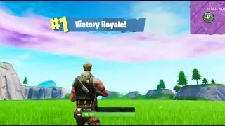 First fortnite win ever recorded 🥺