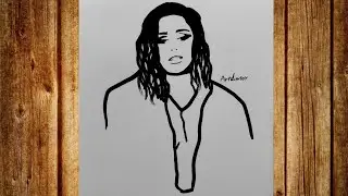 Beautiful painting of Miley Cyrus (Please subscribe)