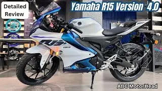 New Launch ! 2025 Yamaha R15 Version 4.0 - Most Detailed Review | On Road Price Mileage Features