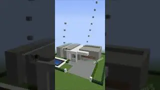 Minecraft Casa Moderna Caindo ESPECIAL 50 MIL INSCRITOS! Pixel Art! | #shorts