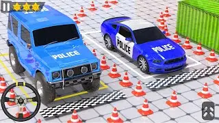 Police Car Parking Simulator - GT Jeep Impossible Stunt Parking Simulator - Android Gameplay