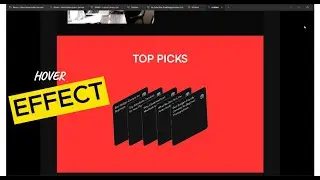 Hover interaction design for card previews in Figma and Framer: No-code web development solution