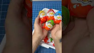 Abrindo 16 Kinder Joy do Super Mario