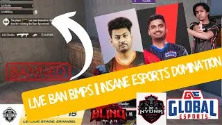 BMPS PLAYER LIVE BAN SHOCKING| BLIND, INSANE, GLOBAL ESPORTS, HYDRA | HIGHLIGHTS WEEK 3 DAY 3