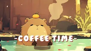 [Full Hour] Capybara Music Corner - Chill Jazz Beats to Relax/Study ~ Peaceful Flow ~ 🦫 🎧 ✨