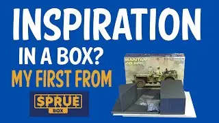 INSPIRATION BOX FOR MODELLERS - what's in my first Inspiration box from spruebox.co.uk?