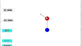 Double pendulum: MATLAB Drag simulation GUI