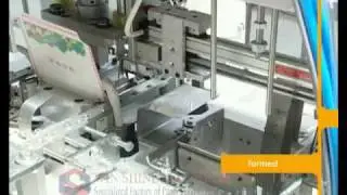 Automatic paper lunch box making machine WS-1101