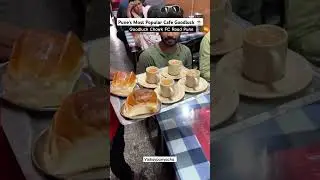 Pune's Most Popular Goodluck Cafe ☕ Goodluck Chowk FC Rd Pune #goodluck #cafe #tealover #pune #food