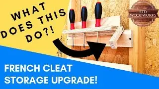 French Cleat Tool Storage Upgrade!