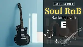 Funk Soul Groove Guitar Backing Track in E major