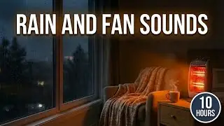 9 Hours of Rain & Box Fan Noise | Insomnia Relief