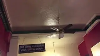 Vintage ceiling fans in the beehive pub, Liverpool