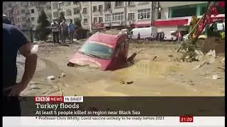 Weather Events 2020 - Flooding in both Bangladesh & Turkey - Sky & BBC - 23rd August 2020
