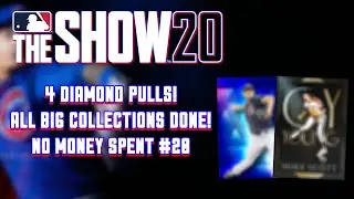 4 Diamond Pulls! Big Collections Completed! No Money Spent #20 | MLB The Show 20 | Diamond Dynasty