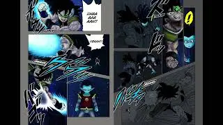 Painting Bardock vs Gas 82 |DragonBallSuper manga 82| by MoniG02