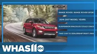 Range Rover recalls thousands of vehicles; Here's why