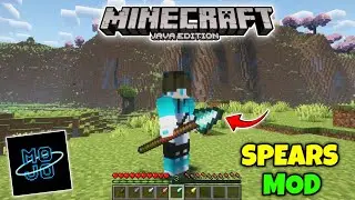 Spears Mod Minecraft Java Edition In Mojo Launcher 🤯 | New Spears Added in Minecraft