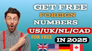 Secret Way to Get UK, USA & Canada Phone Number | 2025 Update