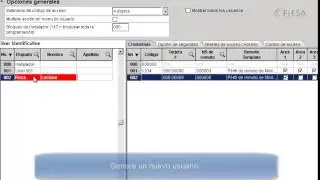 ¿Cómo configuro permisos de acceso a un usuario en un ACM12?