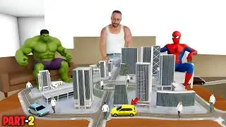 Franklin Controls Mini City! Hulk & Spider-Man Are Watching 😳🔥 | PART-2
