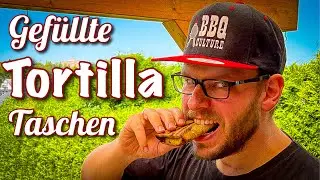 Gefüllte Tortilla Taschen - lecker, einfach und schnell gemacht!! 😋 #rezepte #bbq #grillen