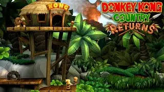 Kong’s Jungle Cabin | Wildlife & Jungle | Donkey Kong Country Returns Ambience 🎧