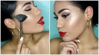 Classic Red Lip & Wing Liner Tutorial | Cindilicious