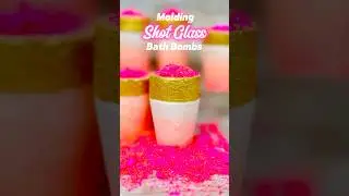 Learn The Art Of Molding Stunning Shot Glass Bath Bombs!