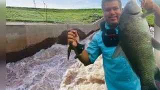 Catching monsters at Ray Roberts Dam