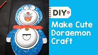 How To Make Cute Doraemon Craft | DIY Craft At Home | Yellow Class | Apeksha Mam