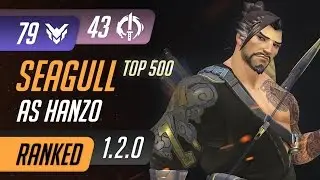 [Rating:79] NRG Seagull as Hanzo reach 43 Elims on Dorado Escort / Ranked Gameplay 1.2.0
