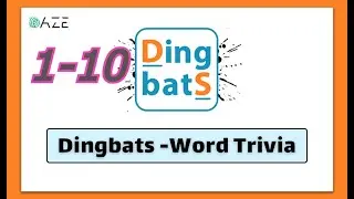 Dingbats Word Trivia Game All Levels 1 10 Complete Answers Gameplay Walkthrough iOS Android