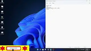 how to code in notepad| batch scripting