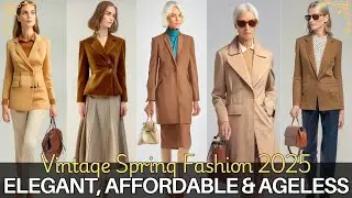 Vintage Spring Fashion 2025 for Women Over 60: Elegant, Affordable & Ageless Style