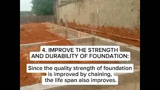 FOUNDATION CHAIN (CHAINING) AND IMPORTANCE IN BUILDING CONSTRUCTION.