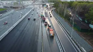 Развязка Осташковской улицы и МКАД, 28.05.2022, реконструкция.