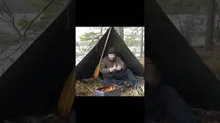 Solo Jungle Adventure &ndash; Hot Tarp Shelter Survival
